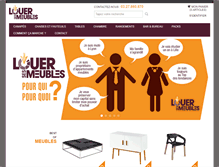 Tablet Screenshot of louersesmeubles.com